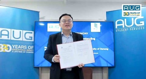 Lễ ký kết Thỏa thuận hợp tác (MOU) giữa AUG Global Network và Đại học Đà Nẵng: Kiến tạo giá trị bền vững cho thế hệ tương lai